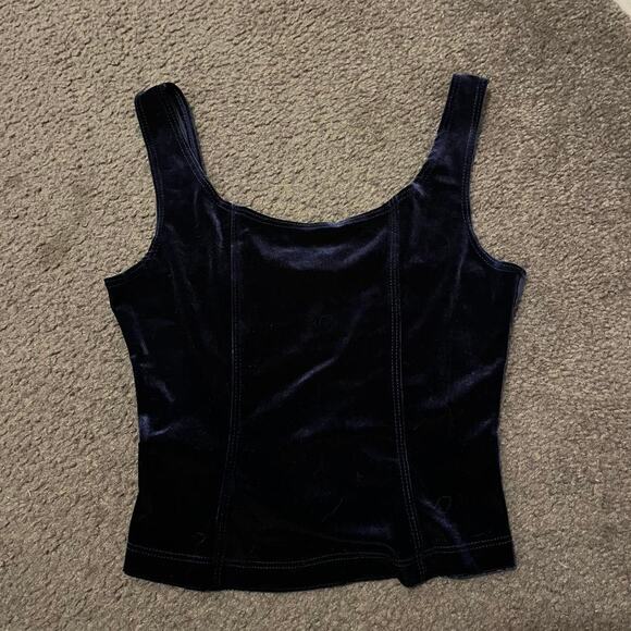 Vintage Morbid Threads Velvet Tank Top - Picture 3 of 5